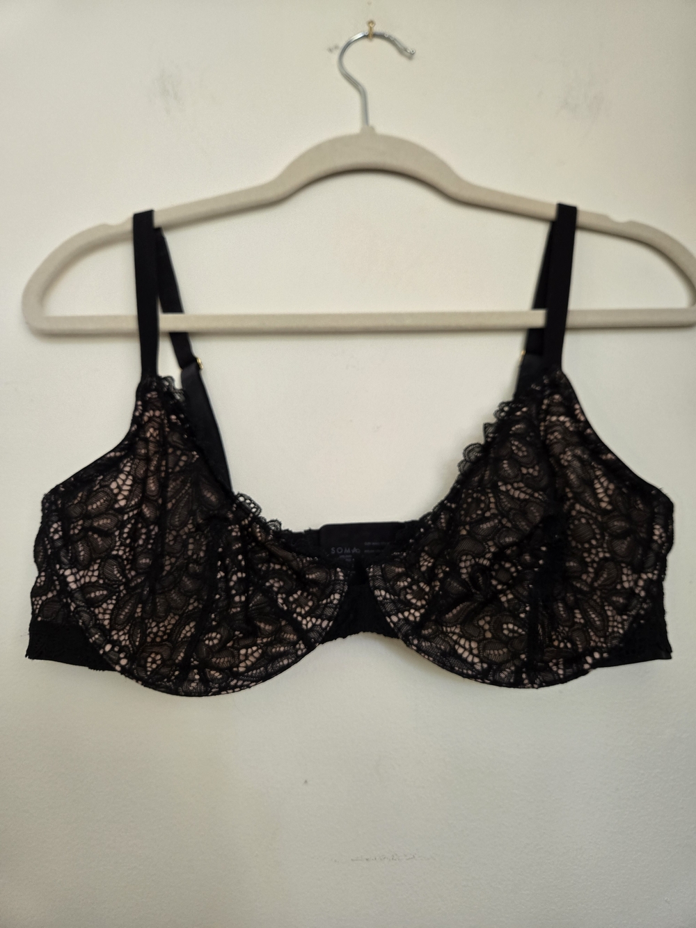 Soma Black Lace Underwire Bra